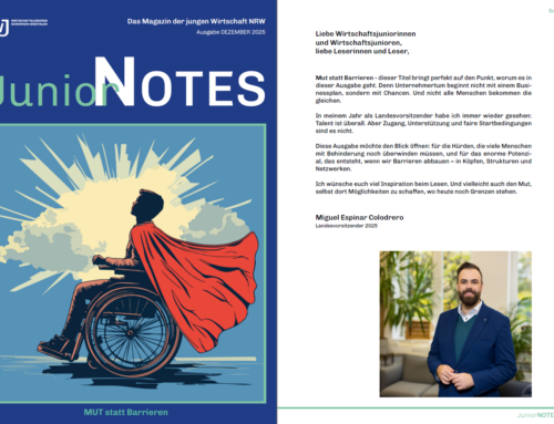 JuniorNOTES Dezember 2025: Mut statt Barrieren
